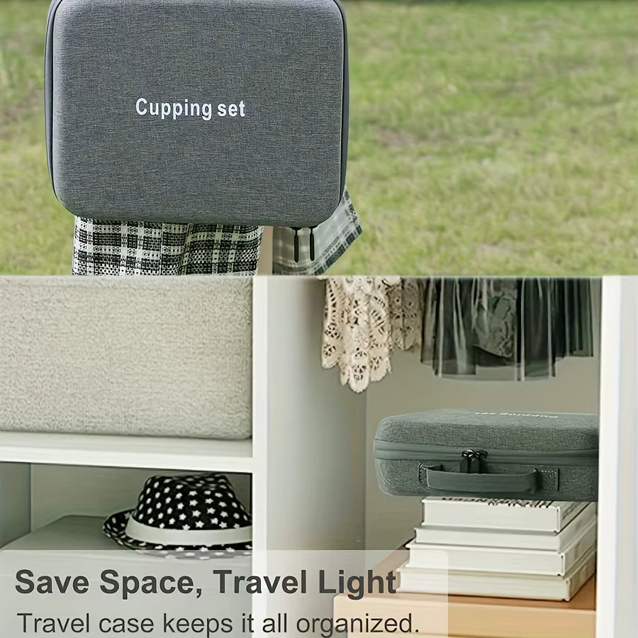 24PCS Vacuum Cupping Set with Hand Pump