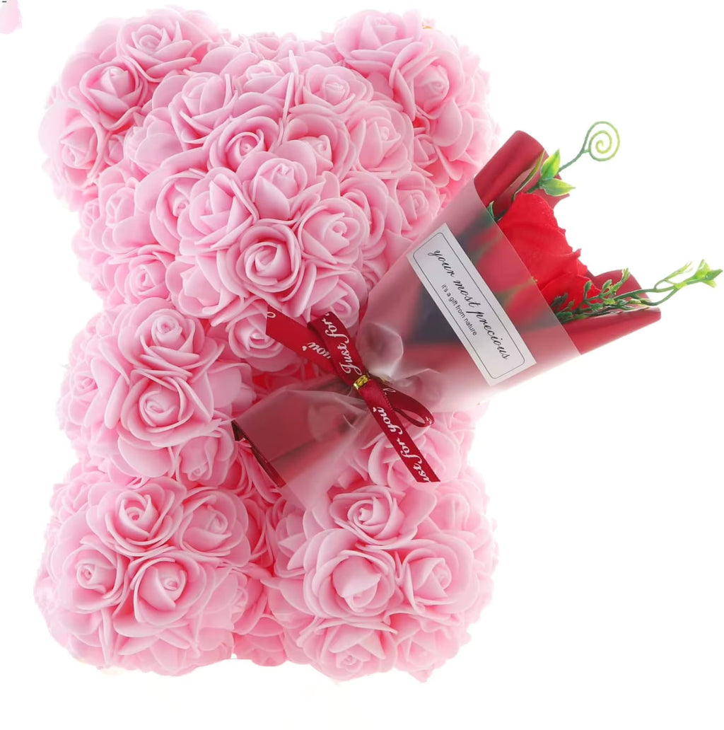 Eternal Rose Teddy Bear – Mother’s Day Gift